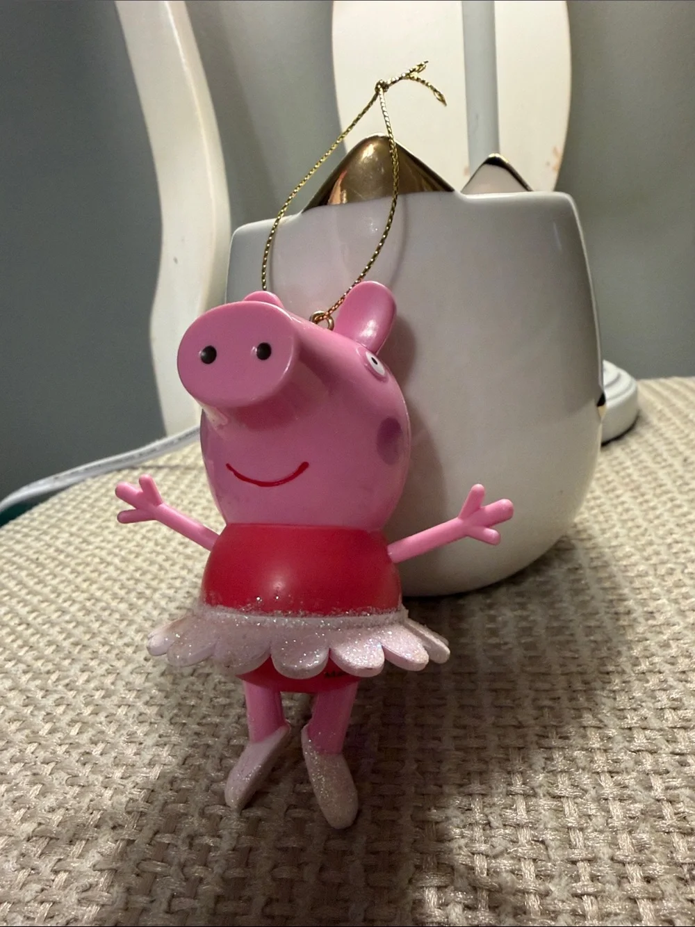 Pink Peppa Pig Ballerina Ornament